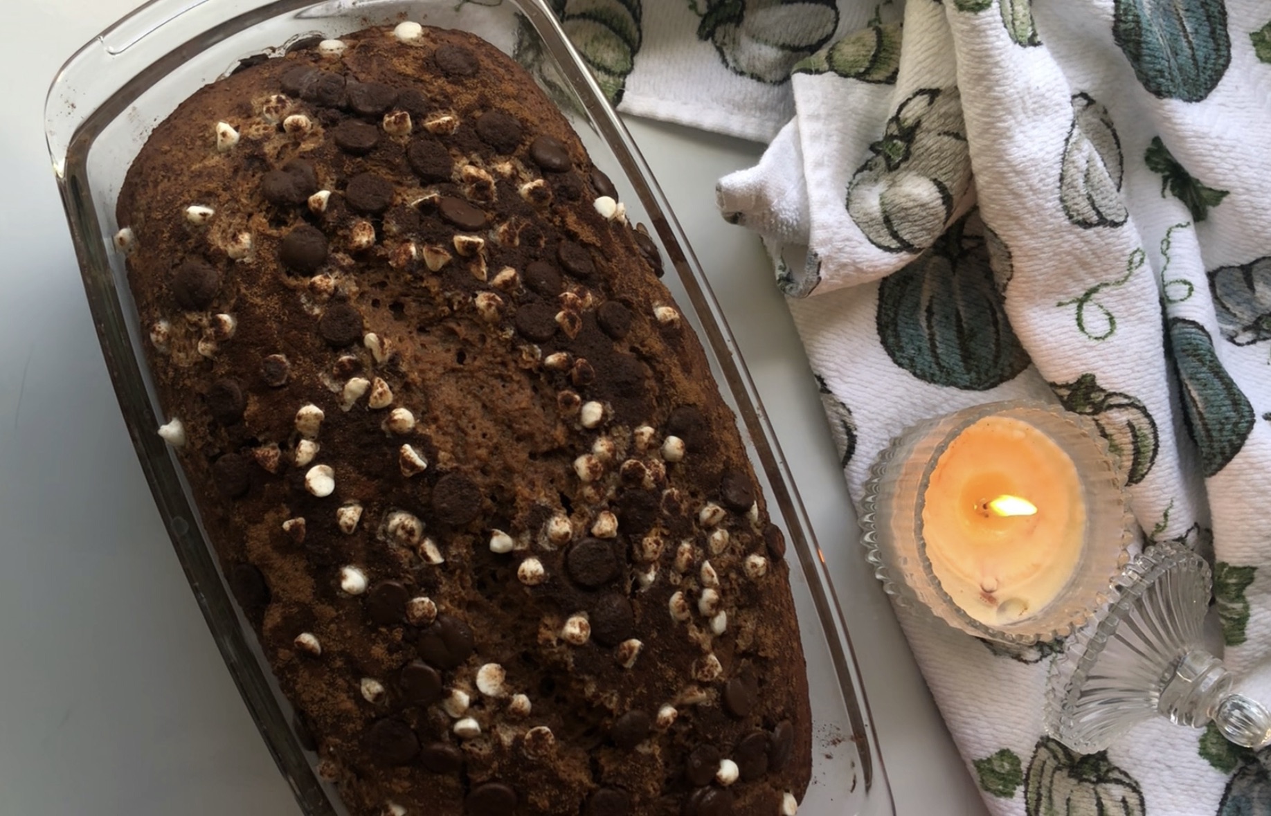 Vegan Chocolate Chip Pumpkin Bread